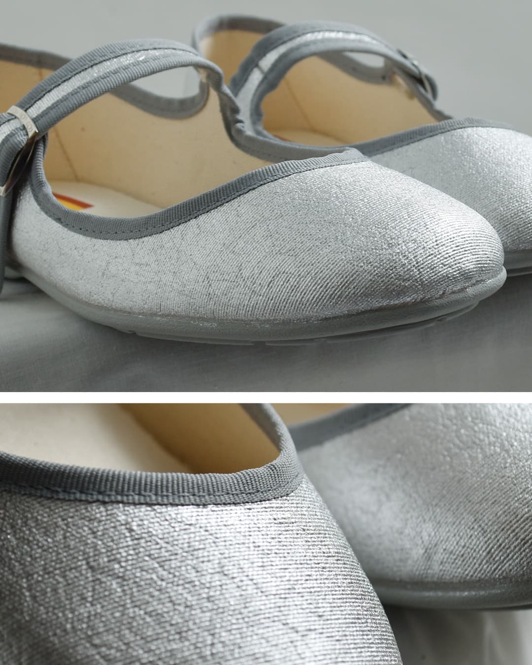 OKYTI(オキティ)MOON ボタン ストラップ フラット シューズ 6525-b-s-moon