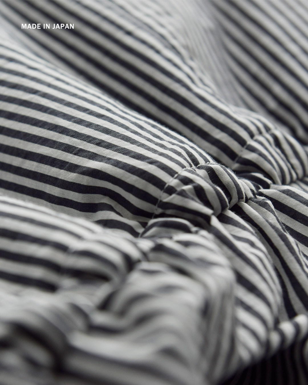 HAVERSACK(ハバーサック)エアリーコットンストライプ Vネック ロングワンピース 652625