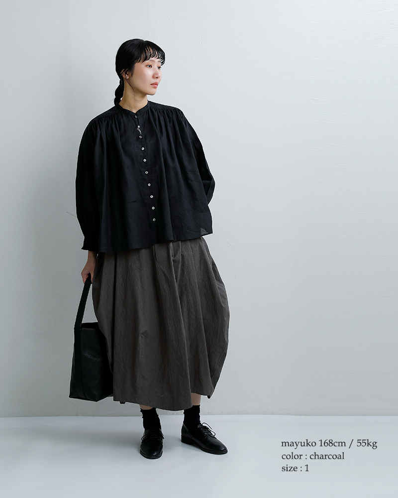 HAVERSACK(ハバーサック)コットンタイプライタータックイージースカート662623