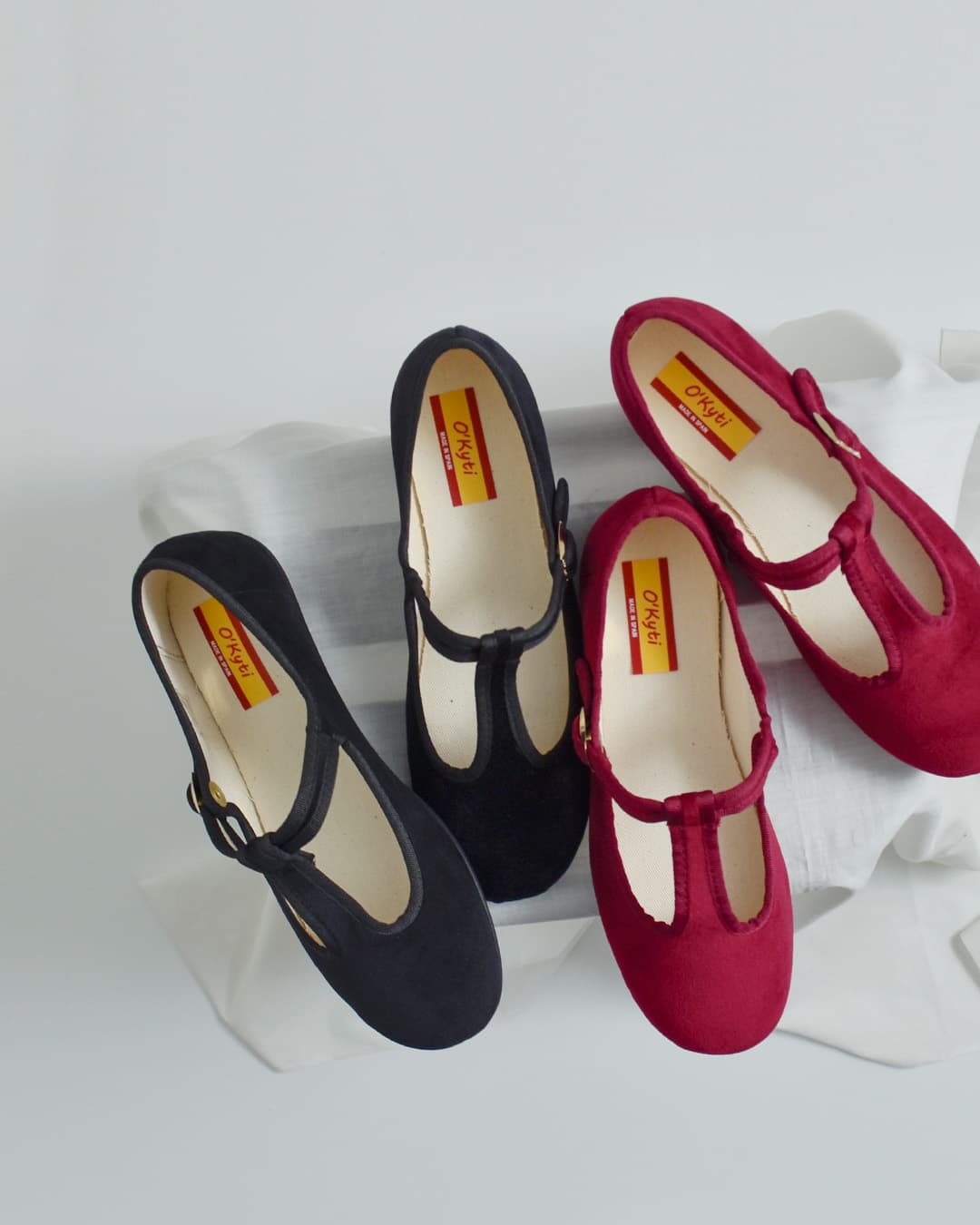 OKYTI(オキティ)Tベルト フラット メリージェーンシューズ 6700