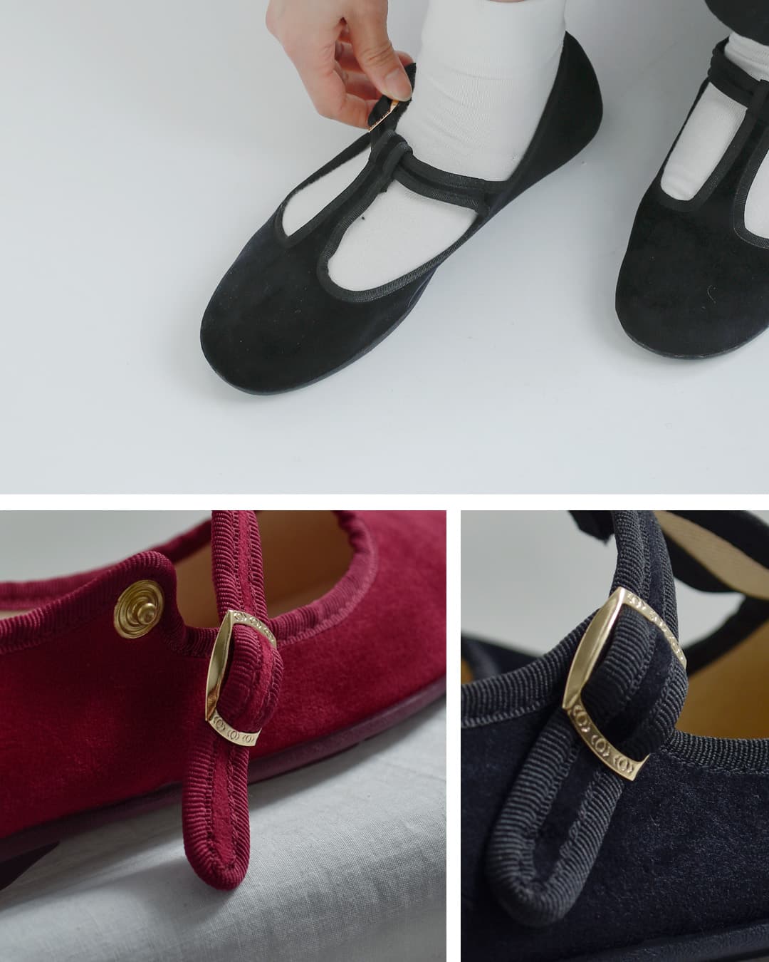 OKYTI(オキティ)Tベルト フラット メリージェーンシューズ 6700