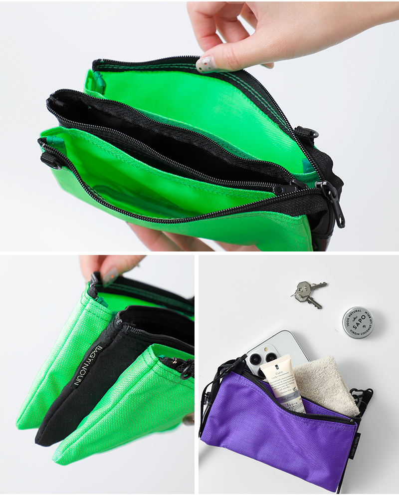 BAG’n’NOUN(バッグンナウン)モンタナナイロンウォレットポーチTRIOMONTANA/M70021054