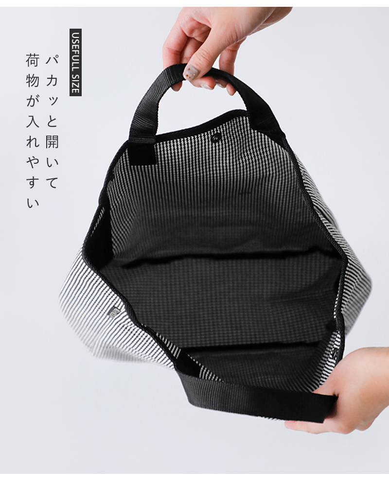 BAG’n’NOUN(バッグンナウン)千鳥格子トートバッグSサイズ“HOUNDSTOOTH/S”70021055