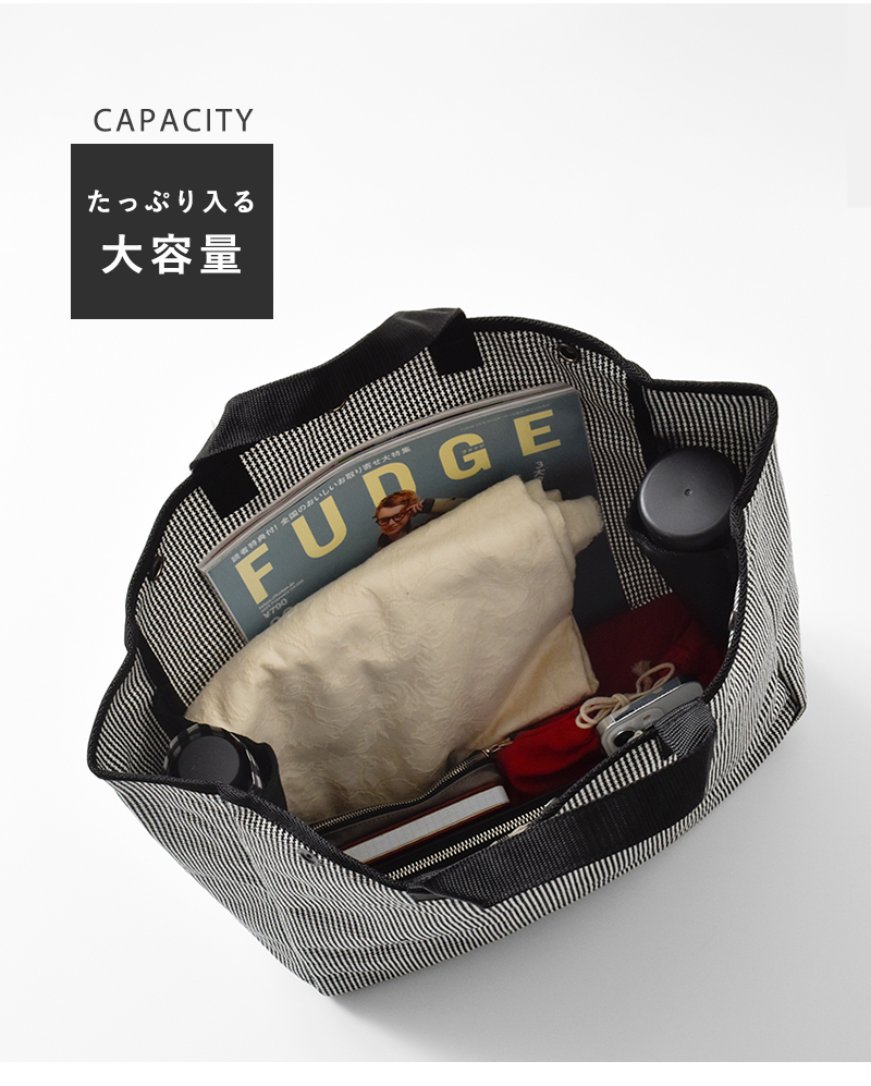 BAGnNOUN(バッグンナウン)千鳥格子トートバッグMサイズ“HOUNDSTOOTH/M”70021056