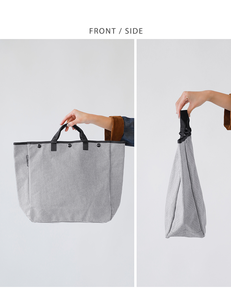 BAGnNOUN(バッグンナウン)千鳥格子トートバッグMサイズ“HOUNDSTOOTH/M”70021056