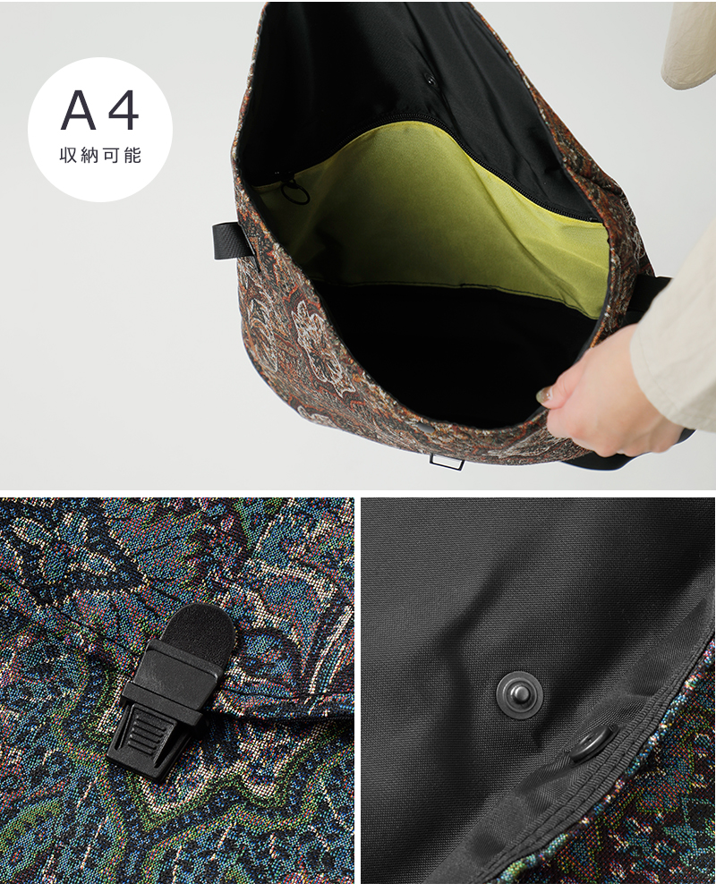 BAGnNOUN(バッグンナウン)ゴブランショルダーバッグ“PORCINIL/GOBELIN”70021062