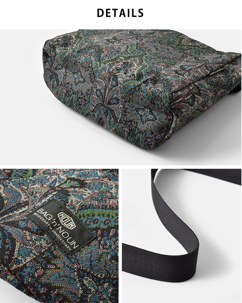 BAGnNOUN(バッグンナウン)ゴブランショルダーバッグ“PORCINIL/GOBELIN”70021062