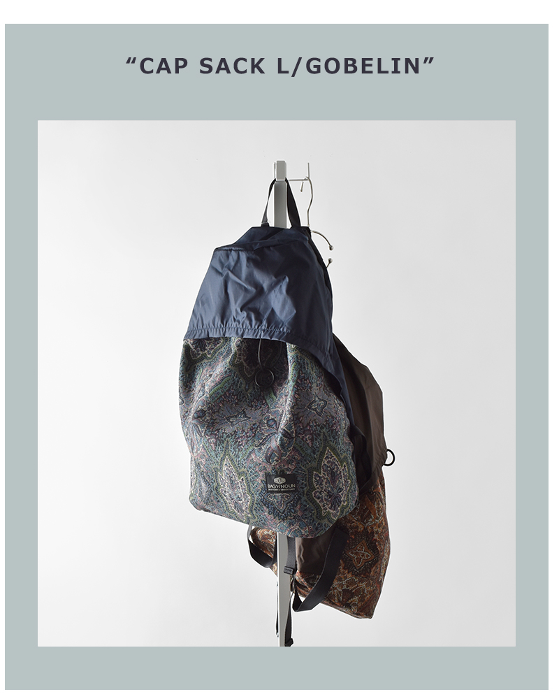 BAGnNOUN(バッグンナウン)ゴブランサック“CAPSACKL/GOBELIN”70021063