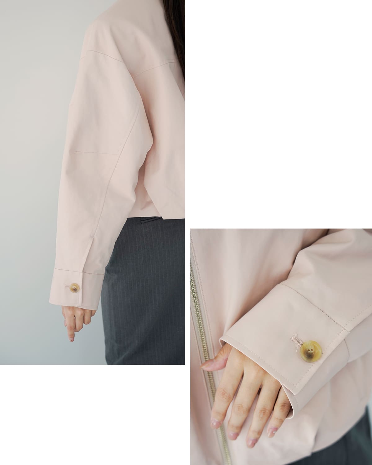 MANOF(マノフ)バルーンジップブルゾン 80104-0533