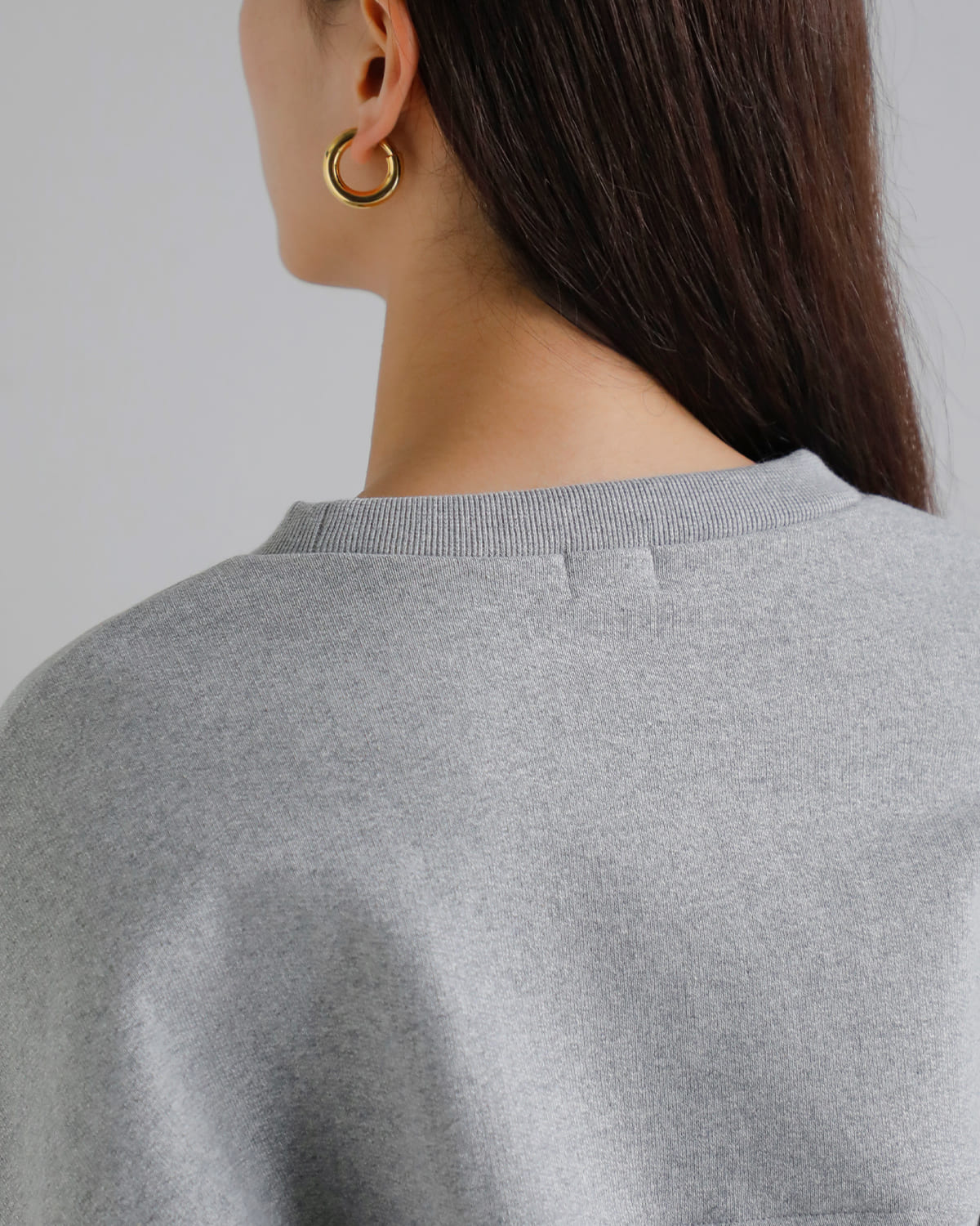 MANOF(マノフ)ムーンスリットスウェットトップス 80105-1053