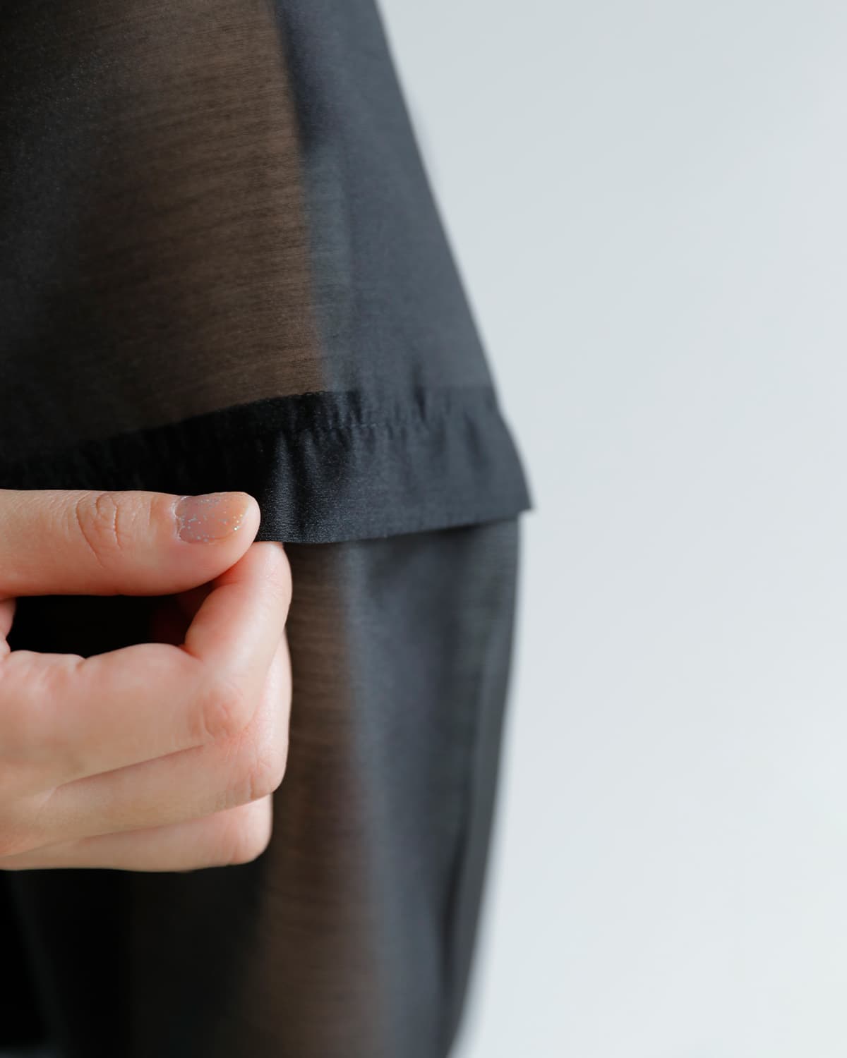 MANOF(マノフ)シアースリーブカットトップス 80105-1063