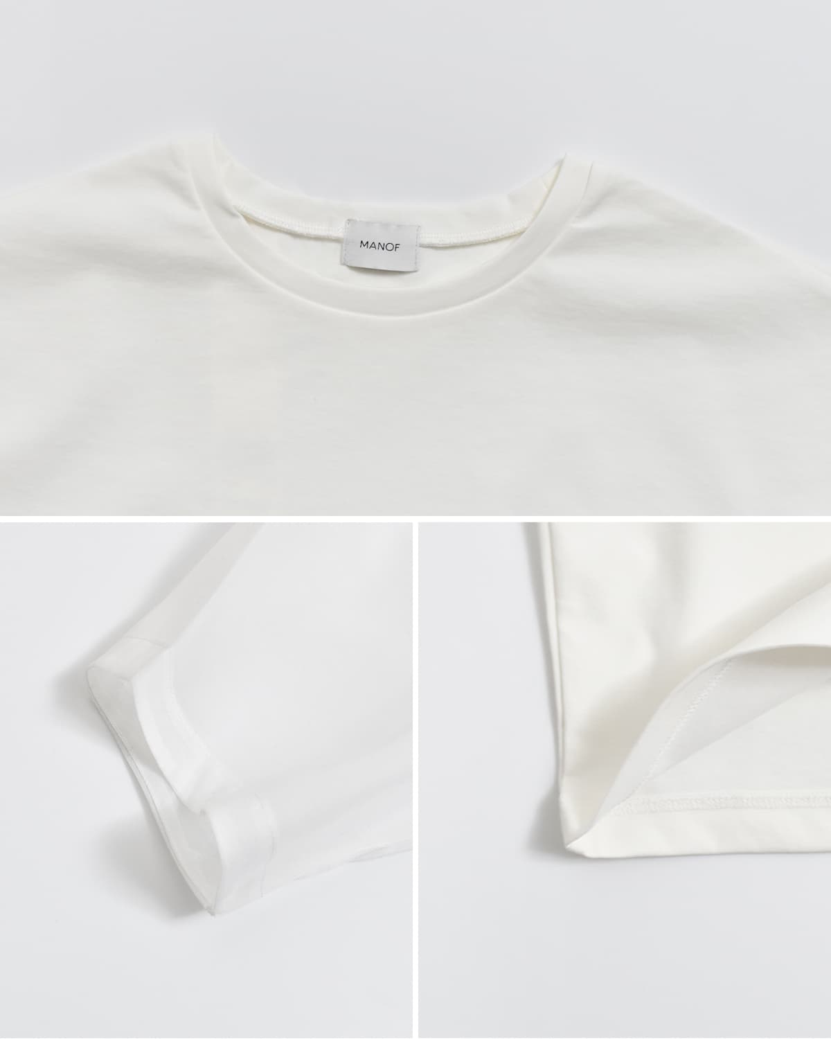 MANOF(マノフ)シアースリーブカットトップス 80105-1063