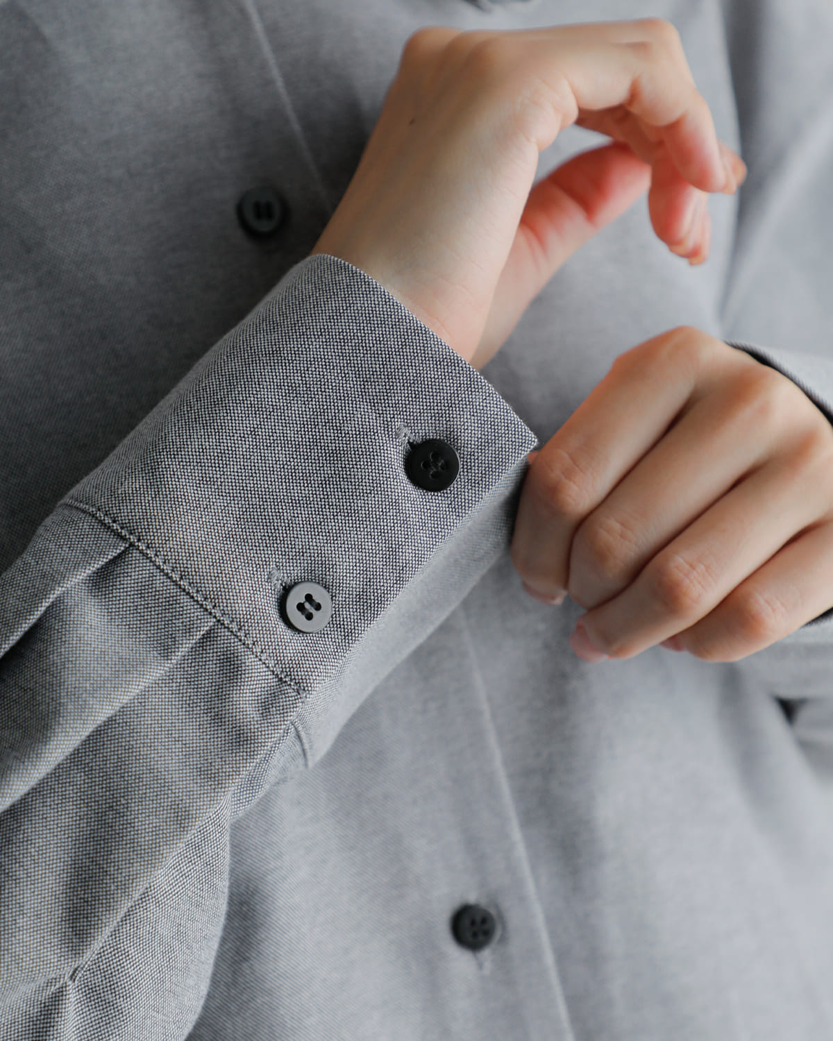 MANOF(マノフ)フリルカラーオックスフォードシャツ 80122-4013