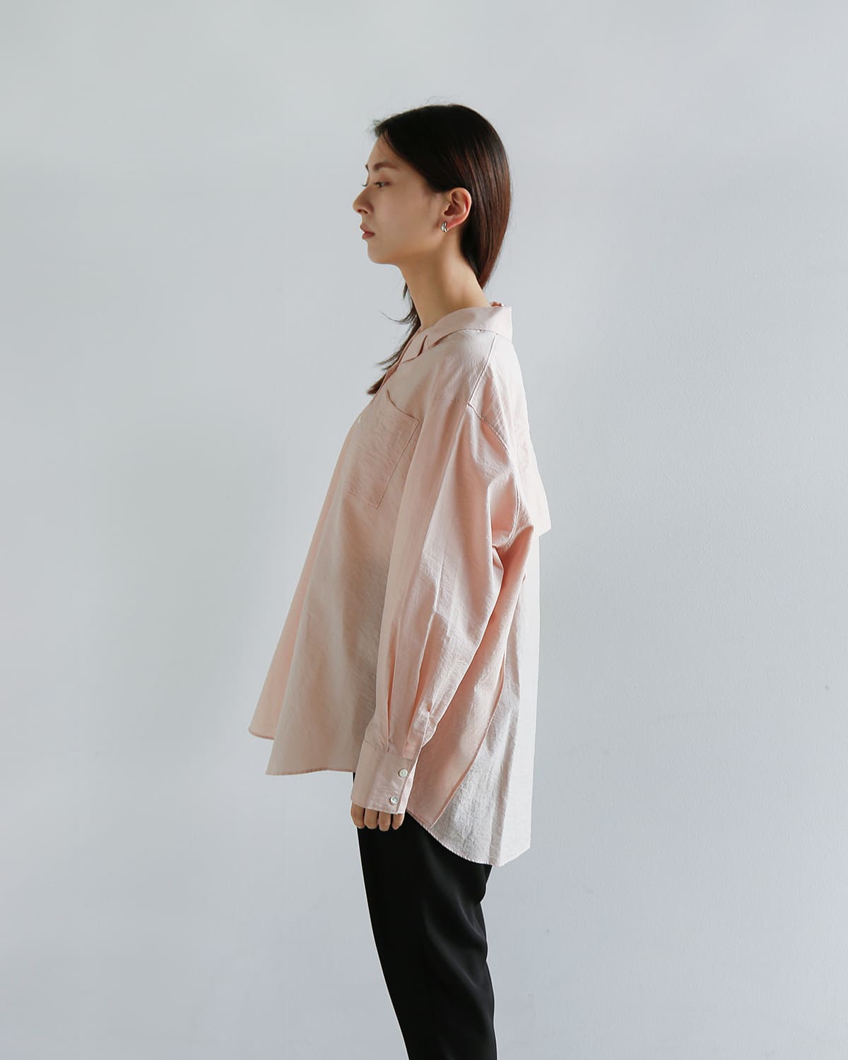 MANOF(マノフ)バックレイヤードシアー シャツ 80122-4063