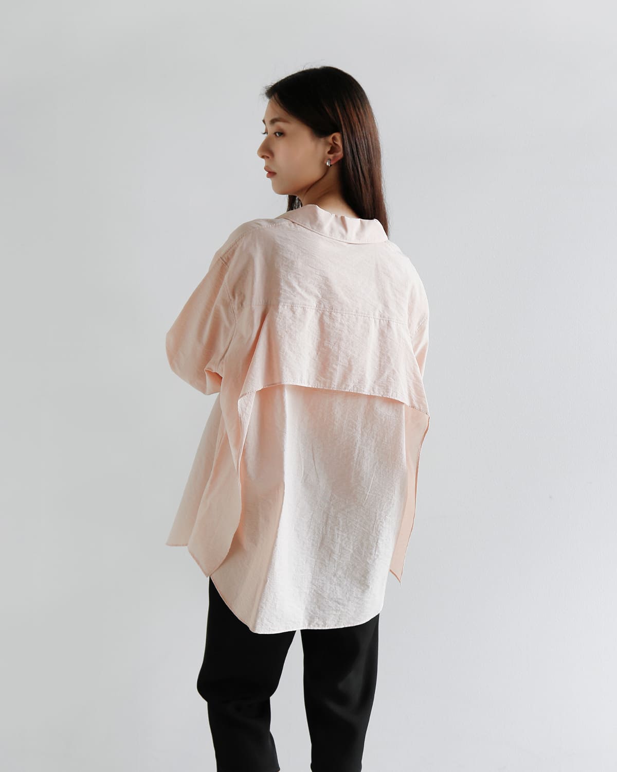 MANOF(マノフ)バックレイヤードシアー シャツ 80122-4063