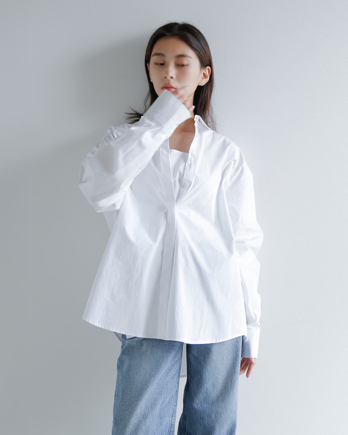 MANOF(マノフ)タイオーバー シャツ 80122-4093