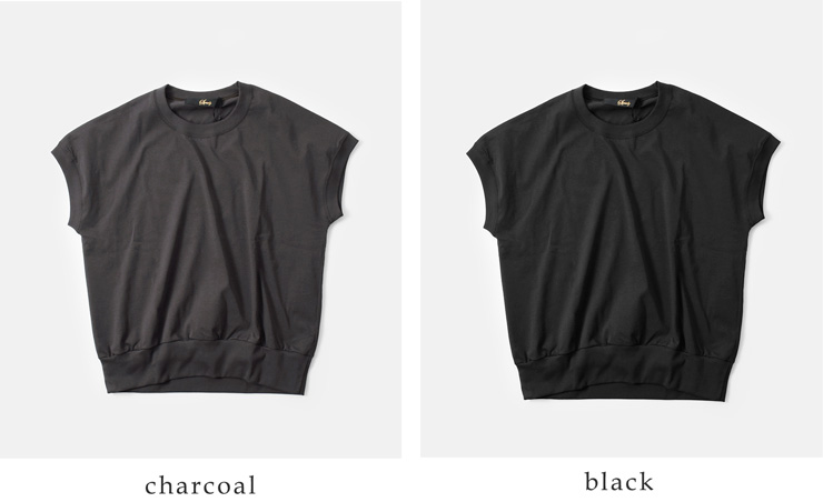 HOSHII TO DEAU(ホシイトデアウ)×Squady(スカディ)aranciato別注コットンプレミアム天竺フレンチスリーブTシャツ803-6843