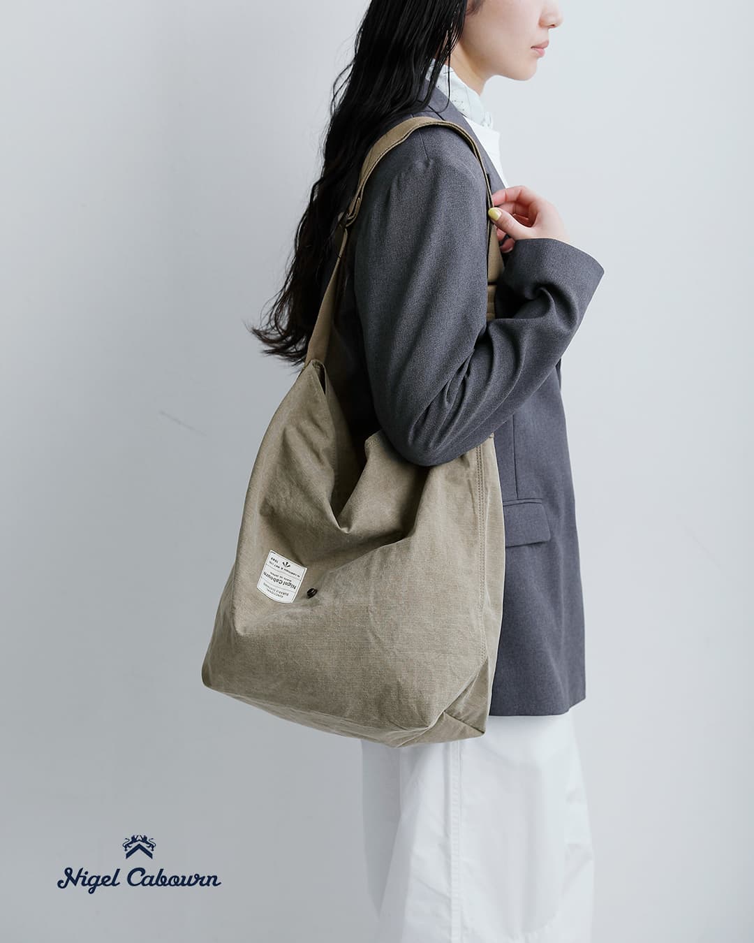 NIGEL CABOURNリップストップピグメントダイ マルチバッグ 8052-00-61001