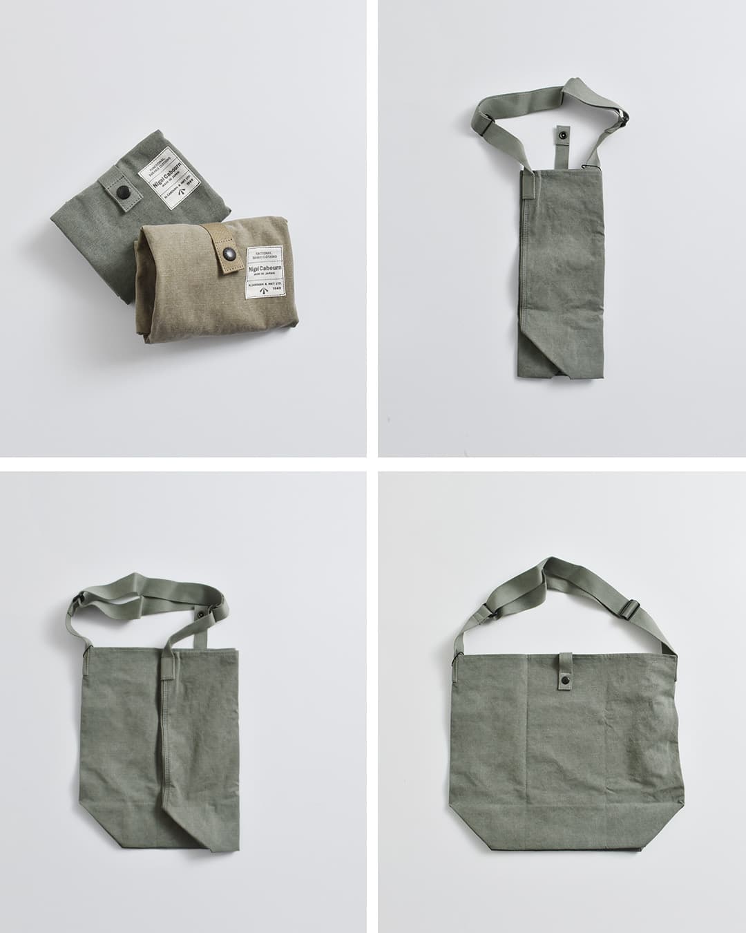 NIGEL CABOURNリップストップピグメントダイ マルチバッグ 8052-00-61001