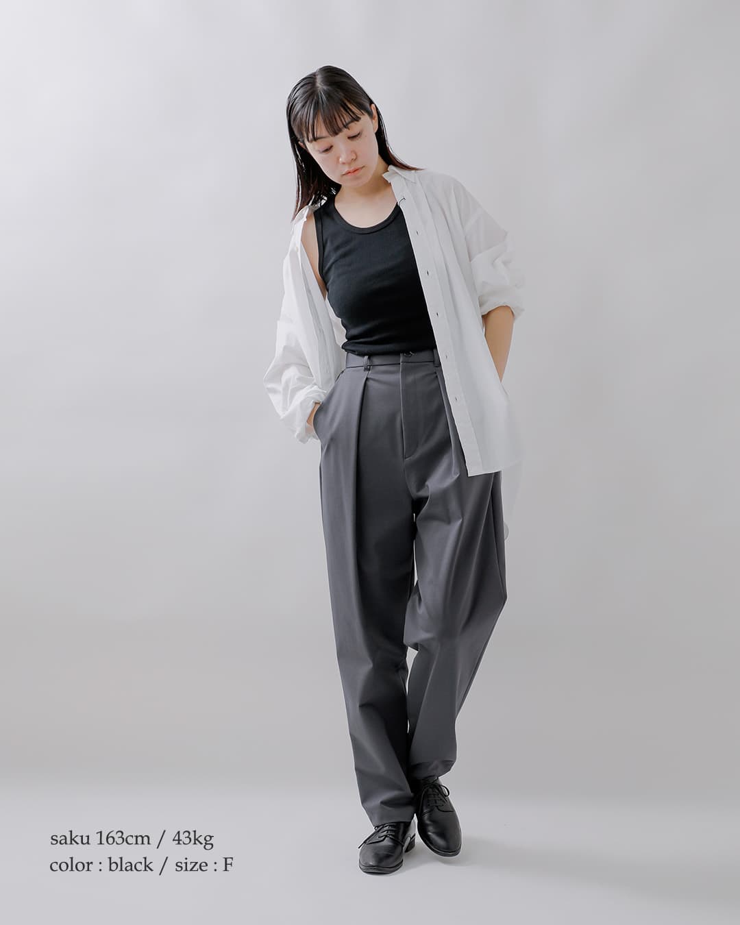 MILLER(ミラー)コットン パネルリブ タンクトップ 808c