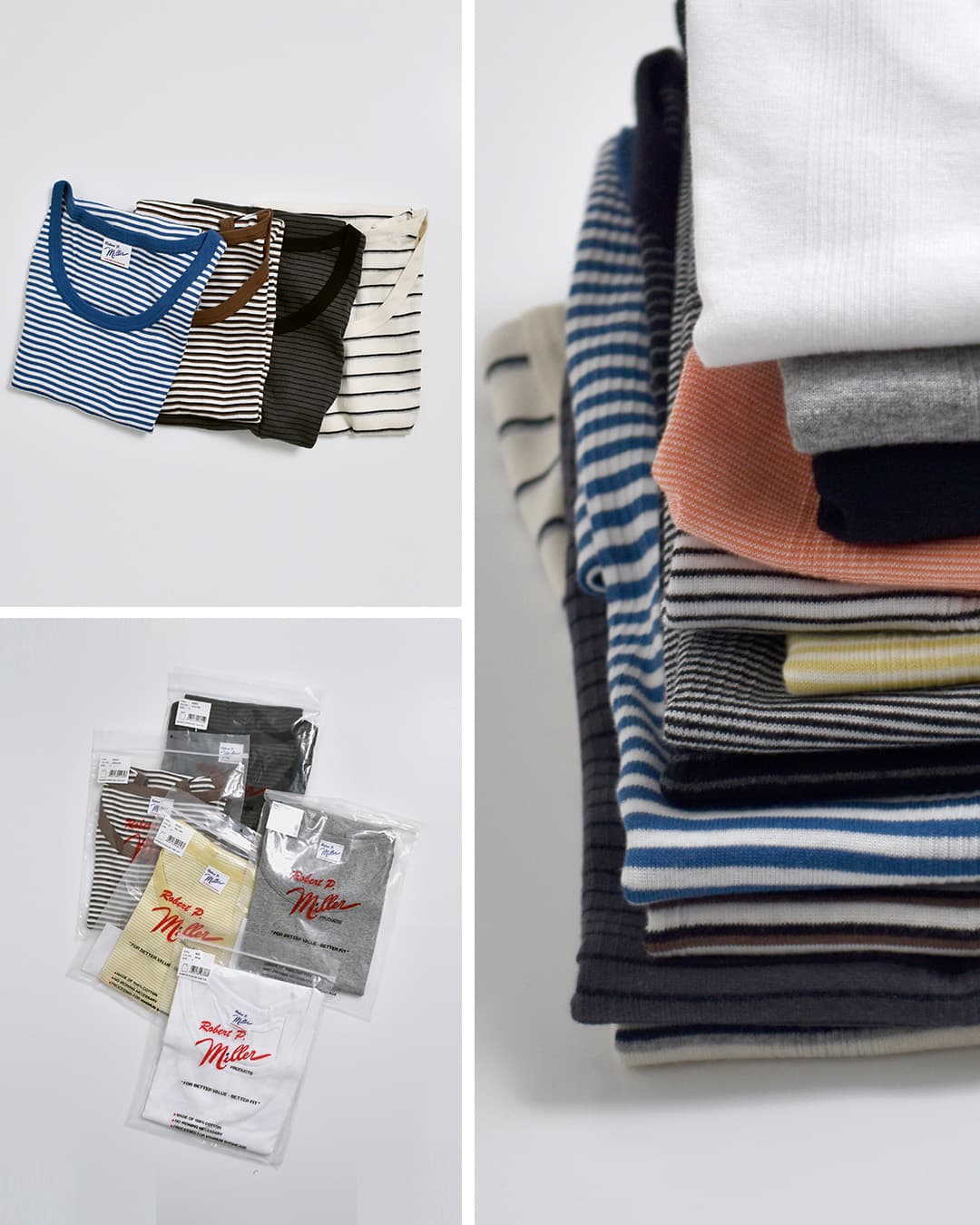 MILLER(ミラー)コットン パネルリブ タンクトップ 808c