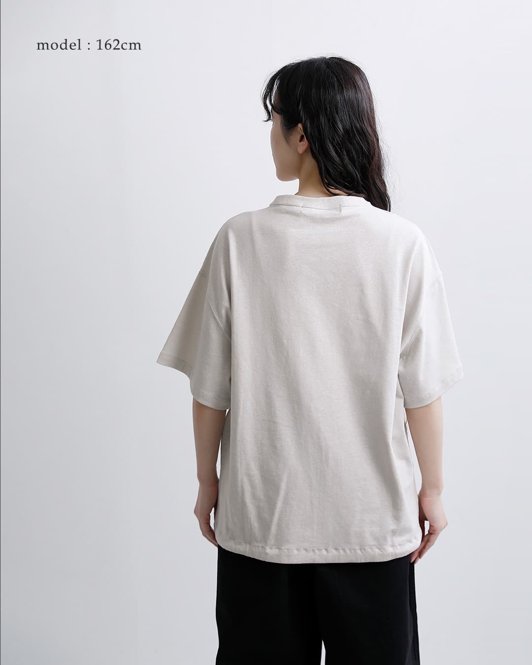 HAVERSACK(ハバーサック)コットンヘンプ天竺 ルーズフィット Tシャツ 812625