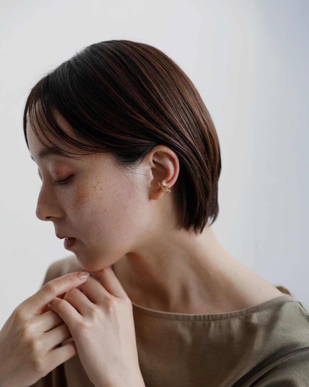 Aperdiem(アペルディエム)トライン ウィーヴ イヤーカフ Trine Weave Ear Cuff 81511046
