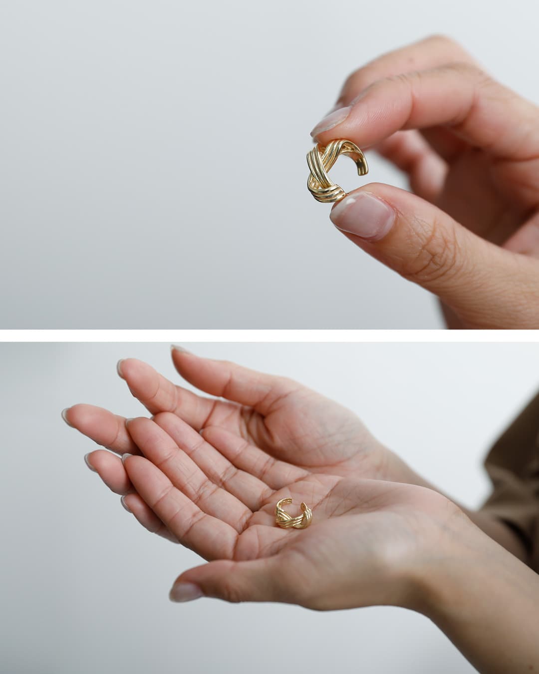 Aperdiem(アペルディエム)トライン ウィーヴ イヤーカフ Trine Weave Ear Cuff 81511046