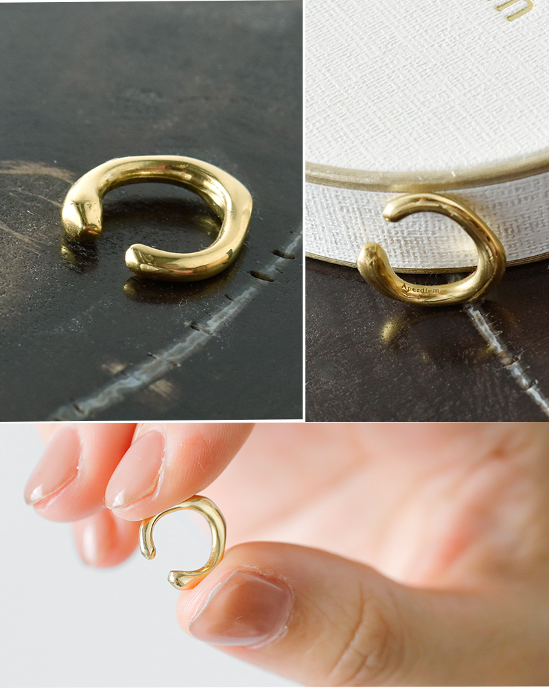 Aperdiem(アペルディエム)フローシンプルイヤーカフ“FlowSimpleEC”81516044