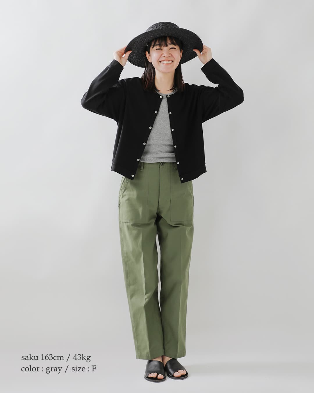 MILLERコットン パネルリブ ハーフスリーブ Tシャツ 822c