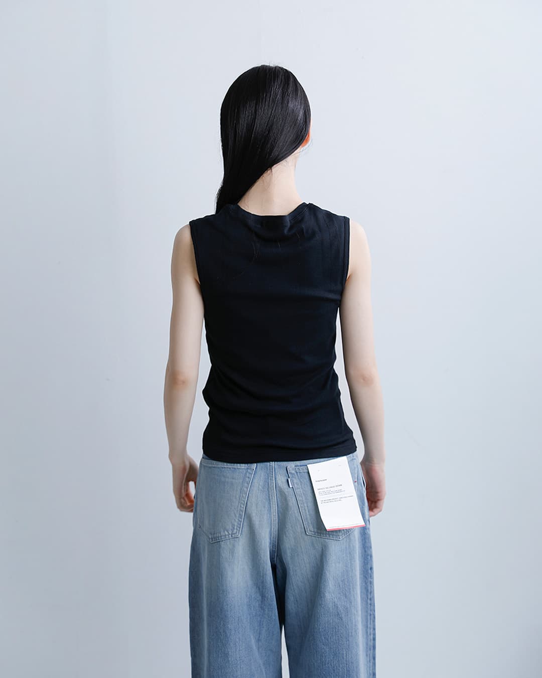 MILLERコットン パネルリブ タンクトップ 848c