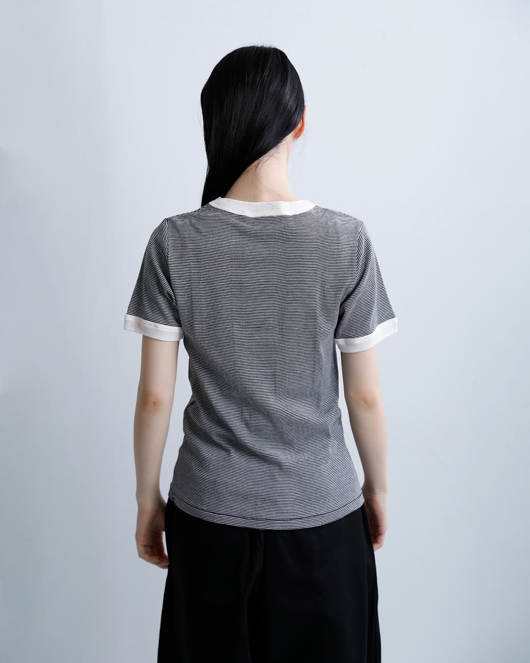 MILLERコットン パネルリブ ショートスリーブ Tシャツ 849c