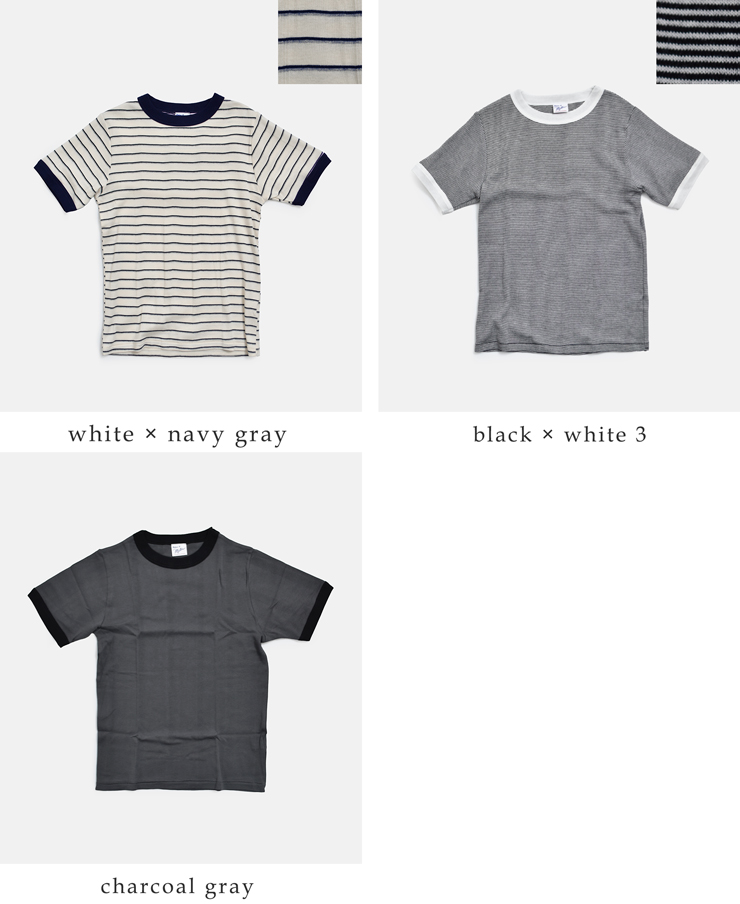 MILLERコットン パネルリブ ショートスリーブ Tシャツ 849c