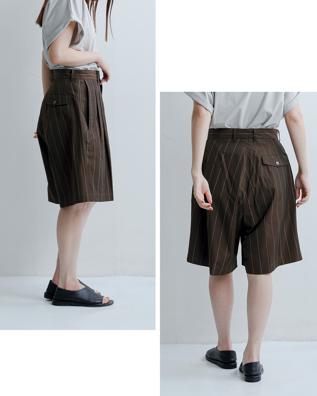 HAVERSACK ATTIRE ハバーサック アタイア コットン ピンストライプ