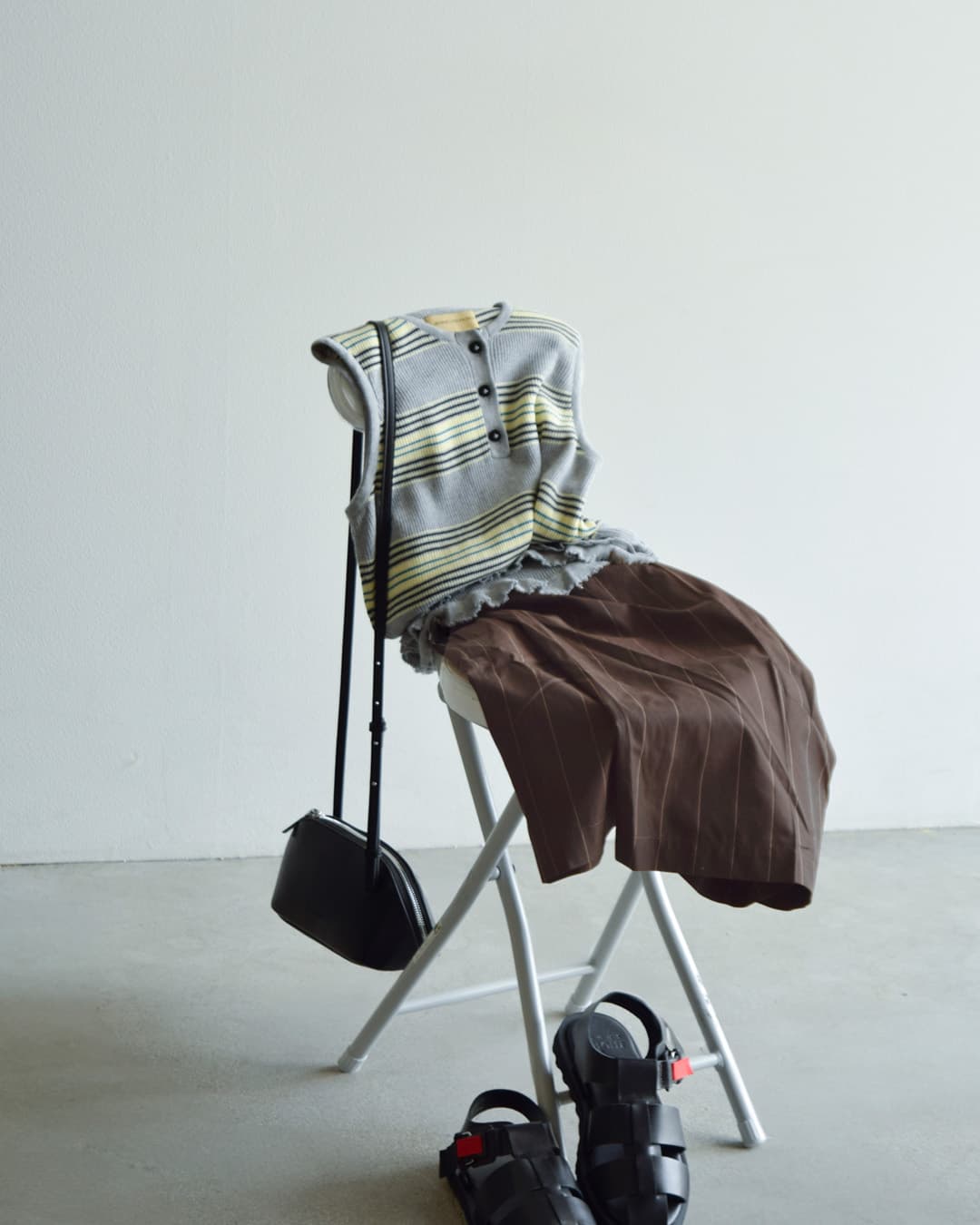 HAVERSACK ATTIREコットン ピンストライプ ショートパンツ 862616