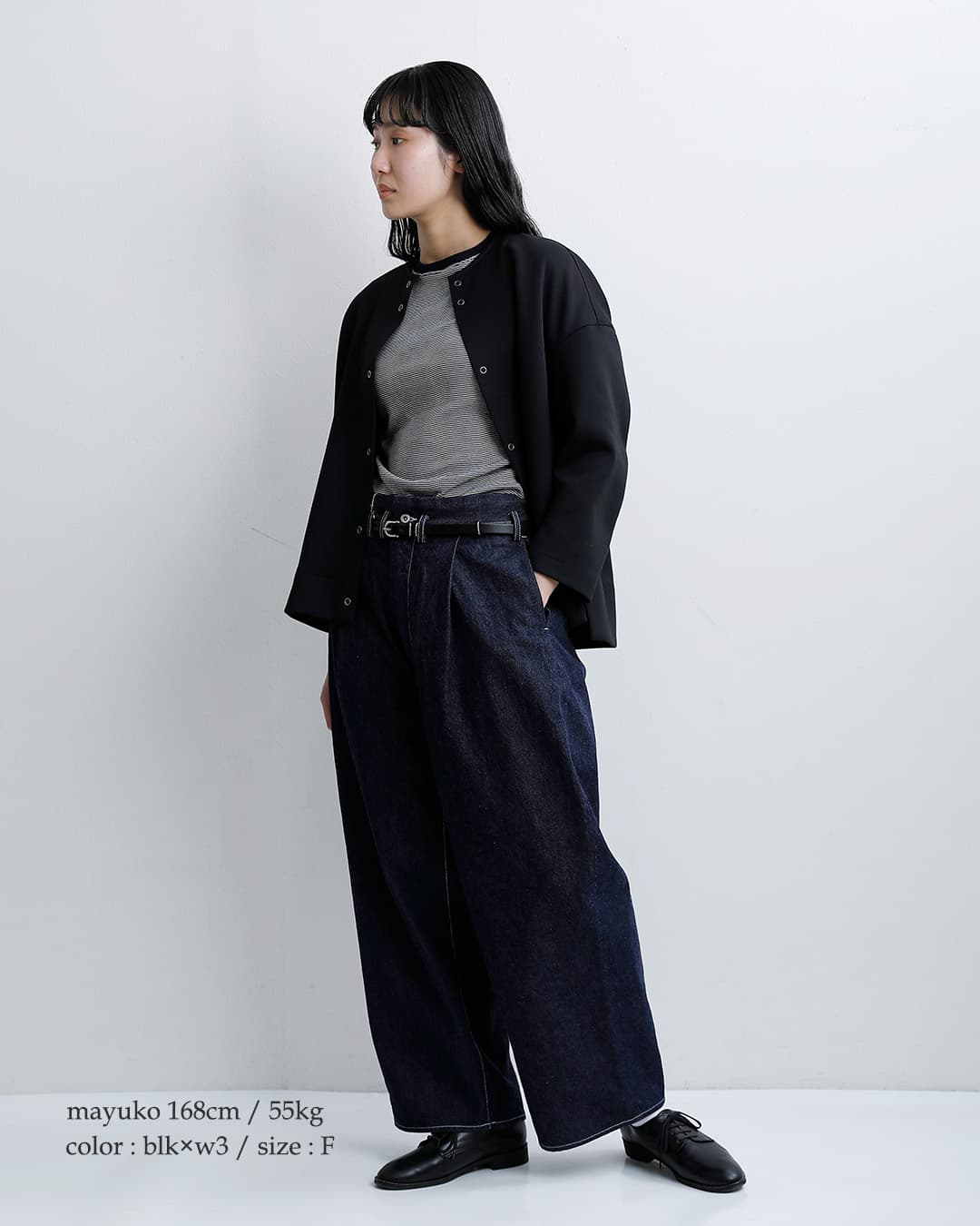 MILLERコットン パネルリブ 半袖 クルーネック Tシャツ 863c