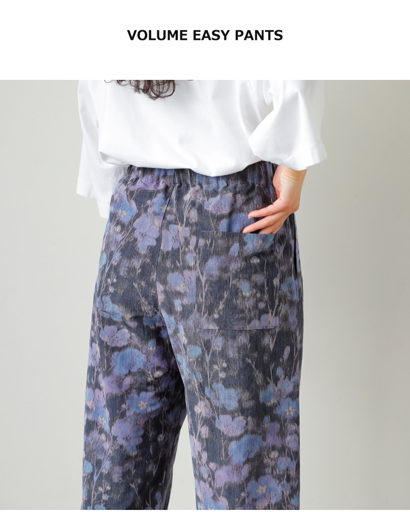 LOEFF(ロエフ)フラワープリントハーレムイージーパンツ8814-2-000004