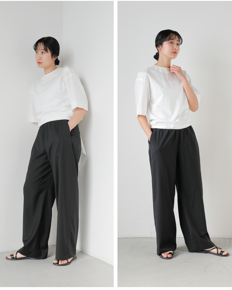 LOEFF(ロエフ)ウールトロハーレムパンツ8814-2-000006