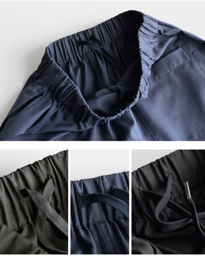 LOEFF(ロエフ)ウールトロハーレムパンツ8814-2-000006