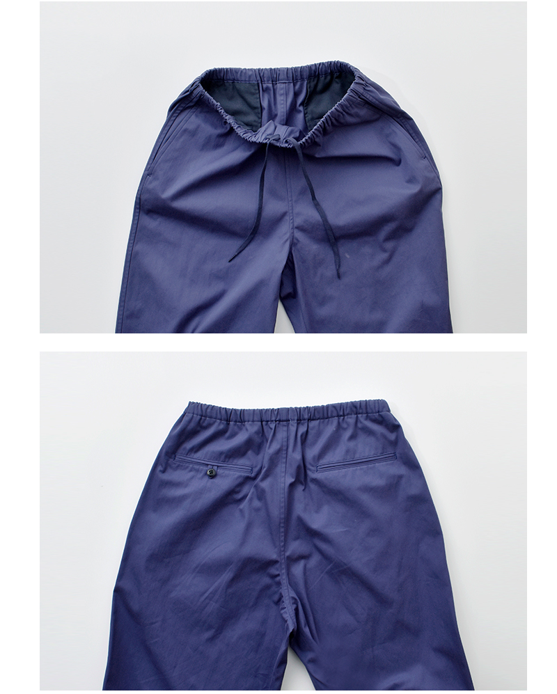 LOEFF(ロエフ)コットンギャバワイドテーパードトラウザーパンツ8814-2-000008