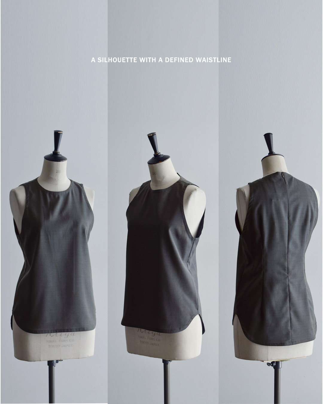 LOEFF(ロエフ)ウールトロ アメリカンスリーブ タンクトップ 8816-2-000001
