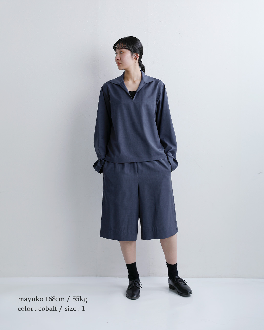 LOEFF(ロエフ)ウールトロ キュロットパンツ 8819-2-000001