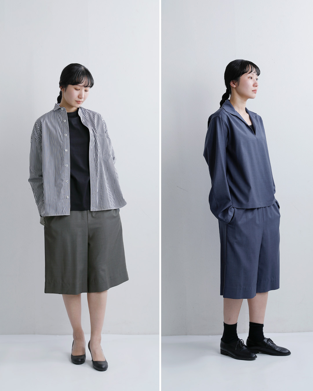 LOEFF(ロエフ)ウールトロ キュロットパンツ 8819-2-000001