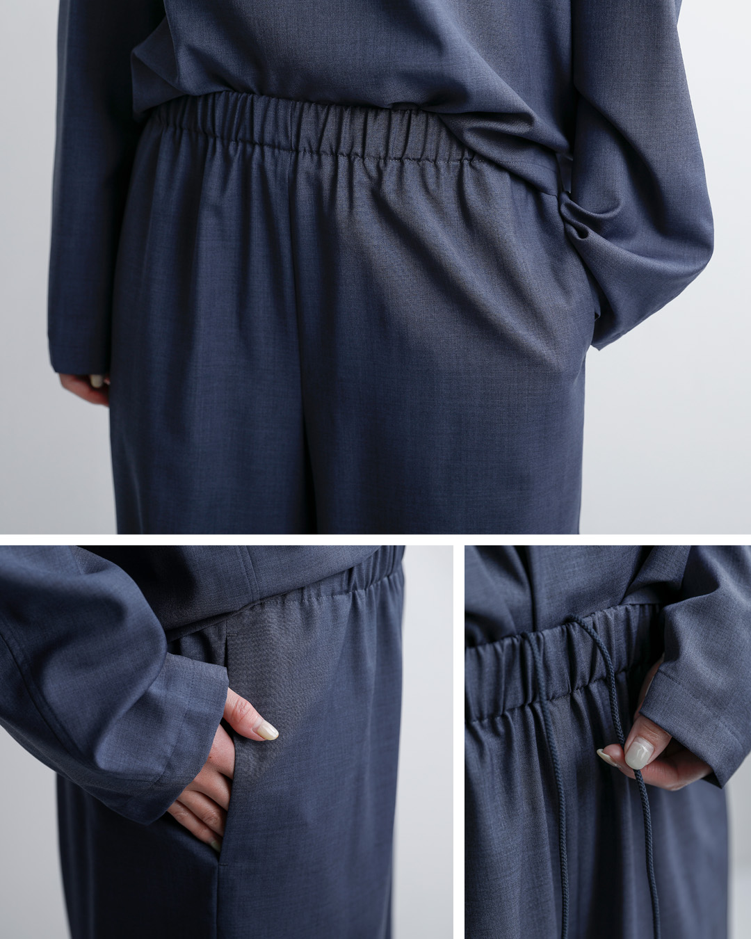 LOEFF(ロエフ)ウールトロ キュロットパンツ 8819-2-000001