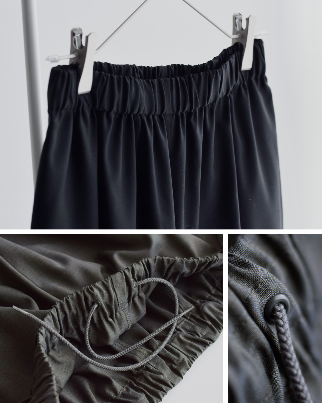 LOEFF(ロエフ)ウールトロ キュロットパンツ 8819-2-000001