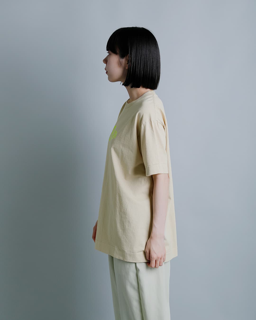 NECESSARY or UNNECESSARYコットン プリント 半袖 Tシャツ “HEAVEN-T” 90012329