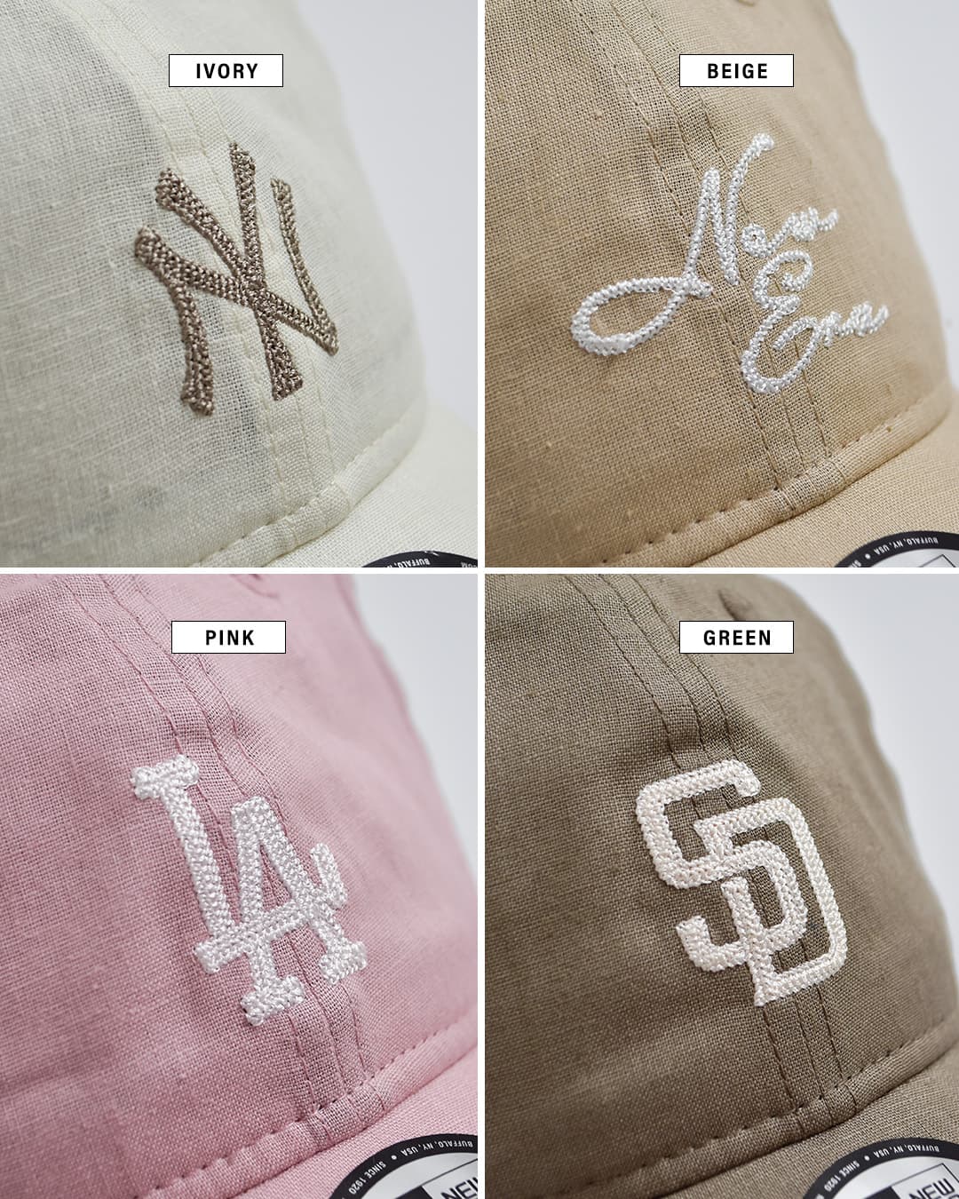 NEW ERA9TWENTY コットンリネン キャップ 920-cotlin