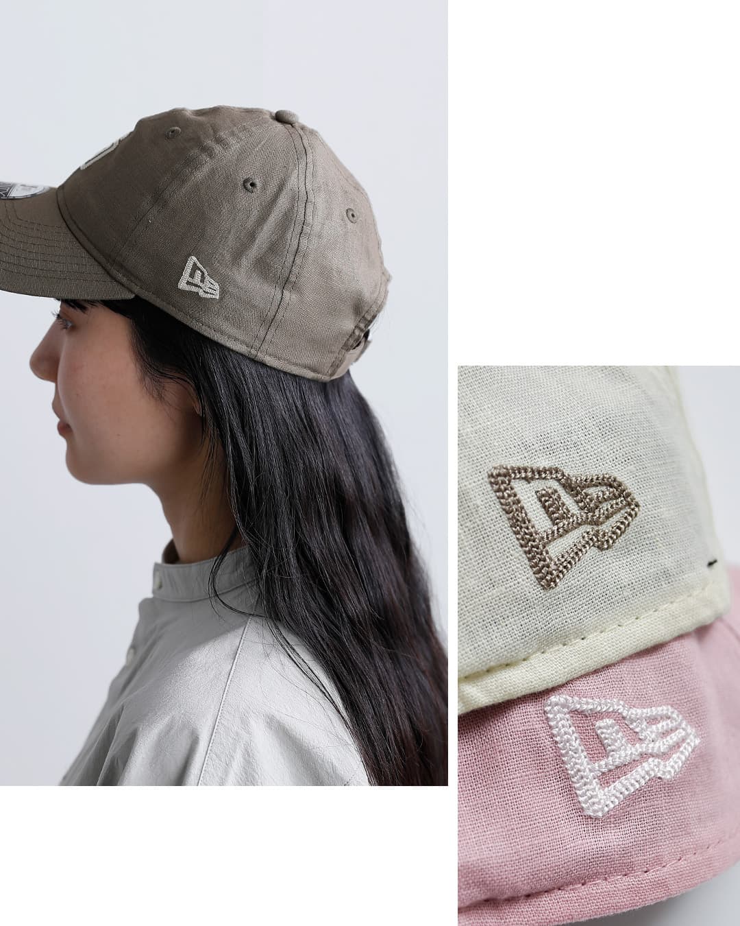 NEW ERA9TWENTY コットンリネン キャップ 920-cotlin