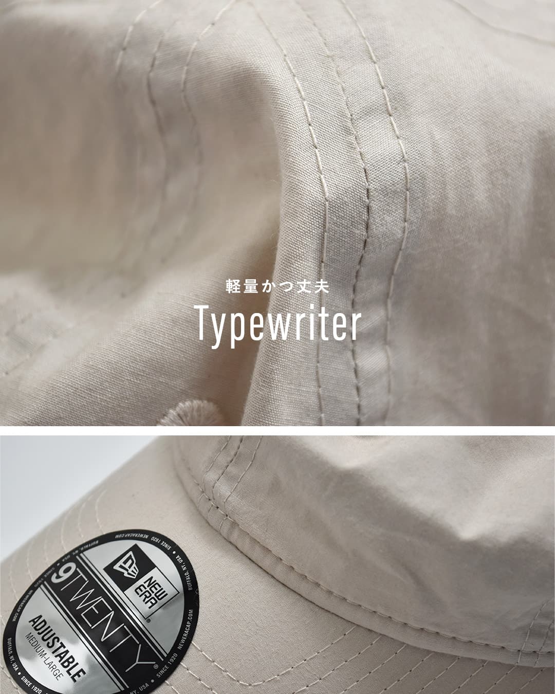 NEW ERA9TWENTY タイプライター ベーシック キャップ 920-tw