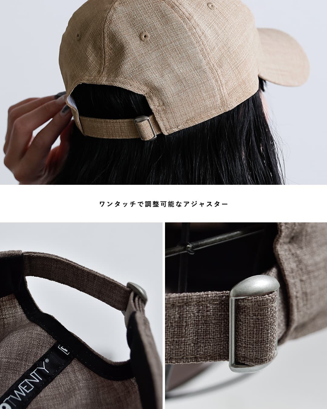 NEW ERA9TWENTY 接触冷感 Reflaxキャンバス メタルピン ロングバイザー キャップ 920lv-reflax